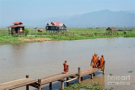 Inle lake landscape Photograph by Delphimages Photo Creations | Fine Art America