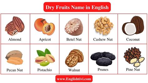 Images of all dry fruits with names - Food Keg