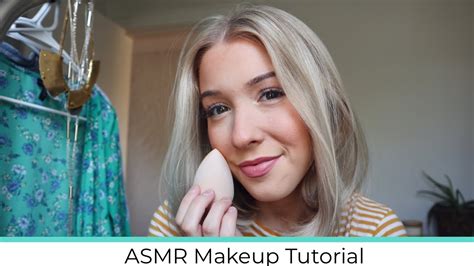 ASMR easy everyday makeup routine - YouTube