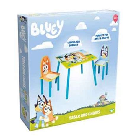 Buy Bluey Wooden Table & Chair Set Online