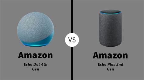 Amazon Echo Dot 4th Gen vs Echo Plus 2nd Gen: Which to Buy? - Amazon ...