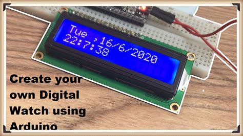 Make your own Digital Watch using Arduino | DS3231 RTC and 16x2 LCD - YouTube