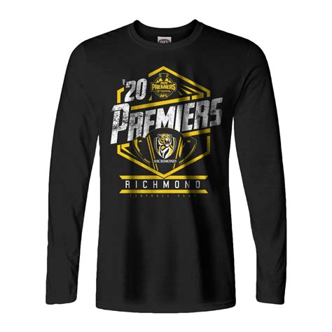 Richmond Tigers 2020 Premiers Mens Long Sleeve Tee