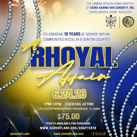 Lambda Upsilon Sigma 10 Year Charter Celebration | SGRho Plano