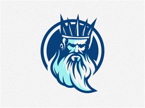 neptune logo design by over_designnn on Dribbble