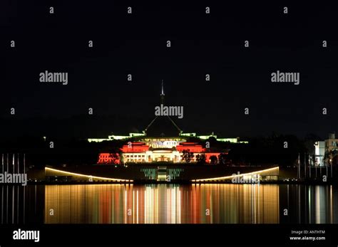 Parliament Houses at night Stock Photo - Alamy