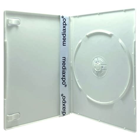 CheckOutStore 50 SLIM Solid White Color Single DVD Cases 7MM - Walmart.com - Walmart.com