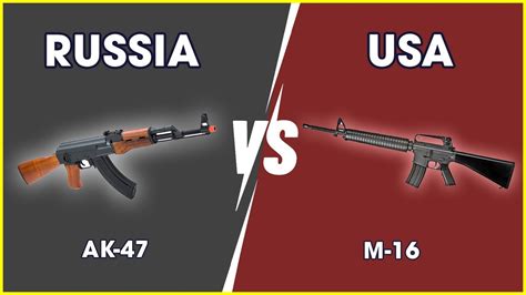 Who Wins!! AK-47 vs M16: Which Assault Rifle is the Most Powerful | Military Summary - YouTube