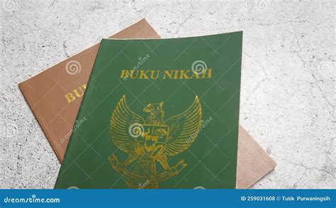 Two Buku Nikah, Indonesian Marriage Certificate Book, Nobody Seen Stock Footage - Video of film ...