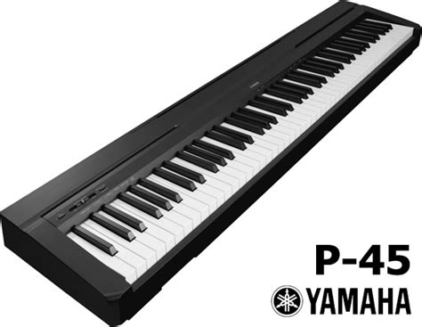 Yamaha P45-B digital slab piano 88 notes weighted action