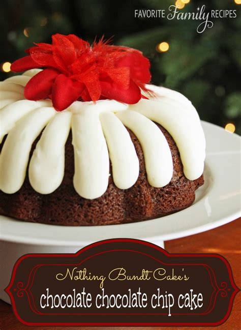 Our Version of Nothing Bundt Cakesâ?? Chocolate Chocolate Chip Cake Recipe | Just A Pinch Recipes