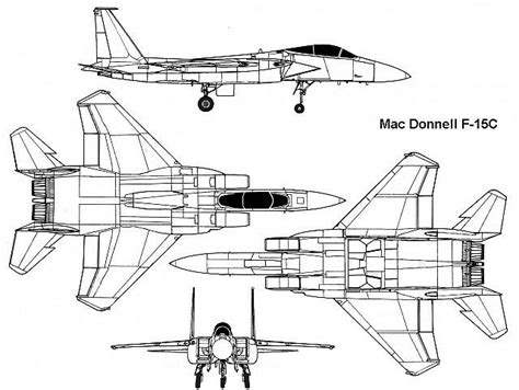 F15 Eagle Blueprint - Ammarah Petty