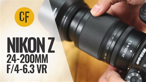 Nikon Z 24-200mm f/4-6.3 VR lens review - YouTube