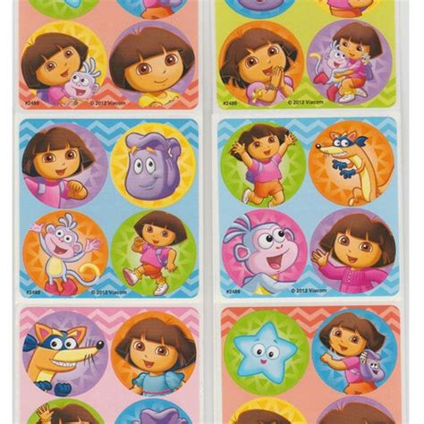 25 Dora the Explorer Stickers 2.5 X 2.5 Each | Etsy