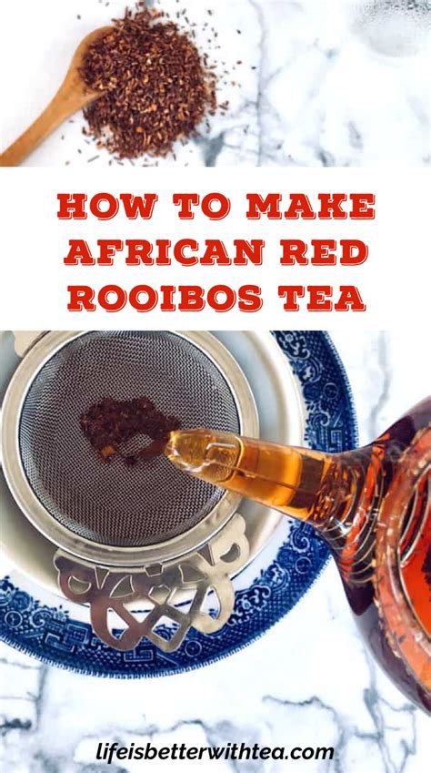 South African Red Rooibos Tea | Red rooibos tea, Rooibos, Rooibos tea