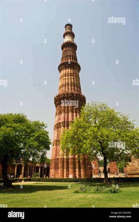 The Qutb Minar complex outside of Delhi, northern India Stock Photo - Alamy