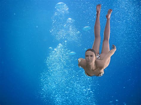 Woman,diving,swim,underwater,dive - free image from needpix.com