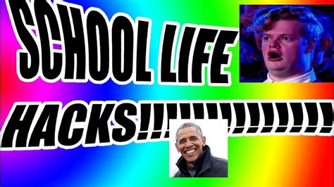 TOP 10 SCHOOL LIFE HACKS! - YouTube