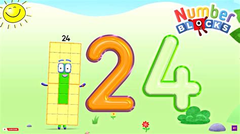 Numberblocks World | Meet Numberblocks Twenty-Four | Number 24 | Learn Tracing | Educational ...