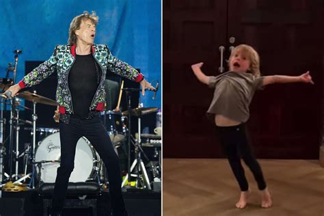 Mick Jagger's Girlfriend Melanie Hamrick Shares Video of Son Dancing