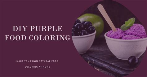 How to make Purple Food Coloring - Food Starvation