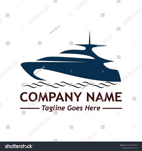 Boat Logo Company Logo Example Simple Stock Vector (Royalty Free ...