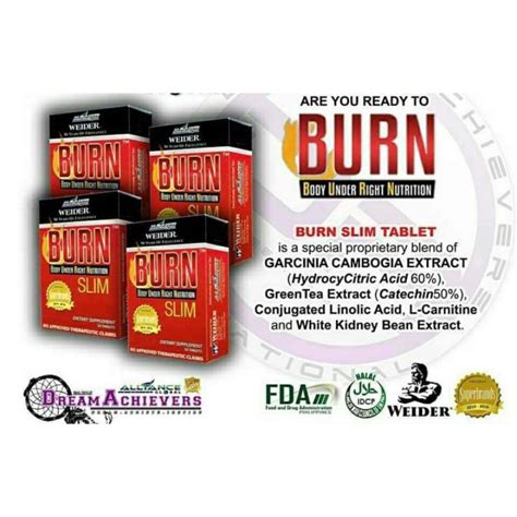 BURN SLIM 30 tablets in 1 Blister Pack | Shopee Philippines