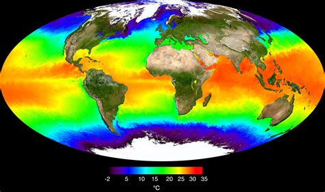 Surface Reflectance and Ocean Temperature