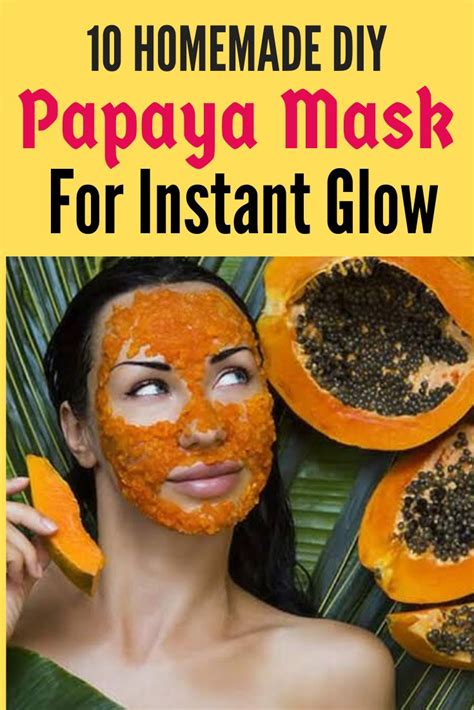 13 Effective DIY Papaya Face Mask For Glowing Skin At Home | Trabeauli | Papaya mask, Papaya ...