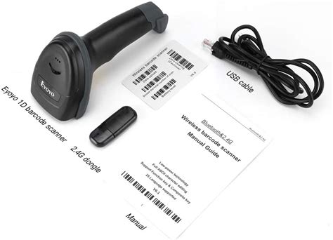 Eyoyo EY-018 1D Bluetooth Barcode Scanner Wireless,USB Wired/Bluetooth/ 2.4G Wireless Connection ...