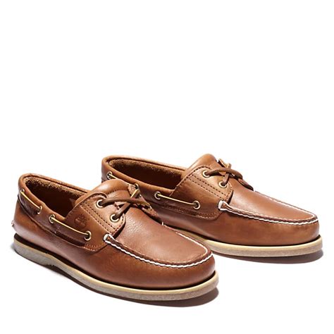 Men's Classic 2-Eye Leather Boat Shoes | Timberland US Store