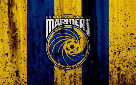 Download Emblem Logo Soccer Central Coast Mariners FC Sports 4k Ultra HD Wallpaper