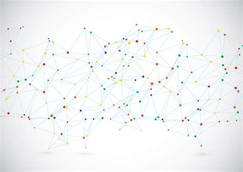 Modern technology background with connecting lines and dots 191807 Vector Art at Vecteezy