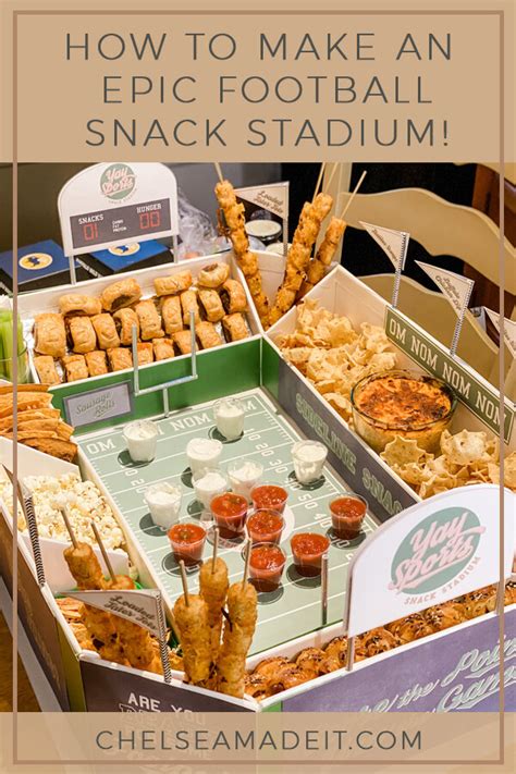 How to Make an Epic Football Snack Stadium — Chelsea Made It