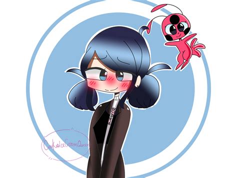 Marinette and Tikki by FannyPuds on DeviantArt