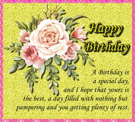 A Birthday Is A Special Day. Free Flowers eCards, Greeting Cards | 123 ...