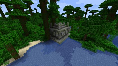 Jungle Temple at Spawn in Bamboo Forest - Minecraft Seeds