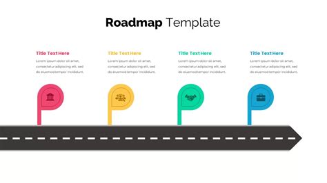 4 Stage Roadmap Infographics - SlideBazaar