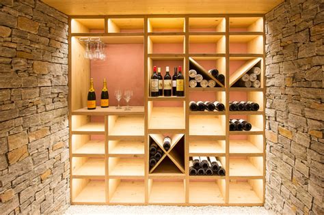 Création d'une cave à vin - Contemporary - Wine Cellar - Lyon - by User ...