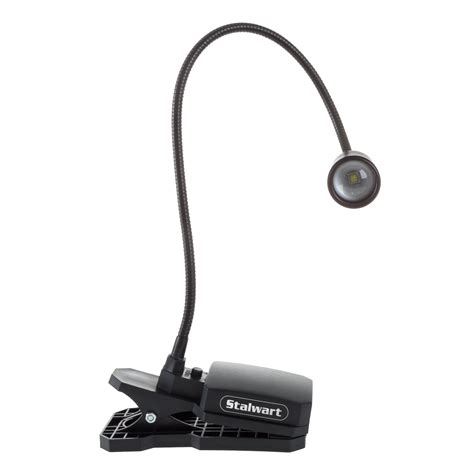 Clip On Lamp, CREE LED Light And Portable Work Light With 500 Lumen, Clamp and Flexible ...