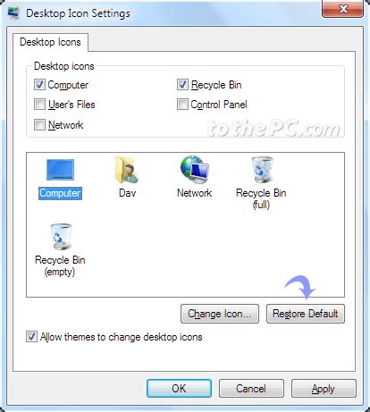 Change 'My Computer' desktop icon on windows 7