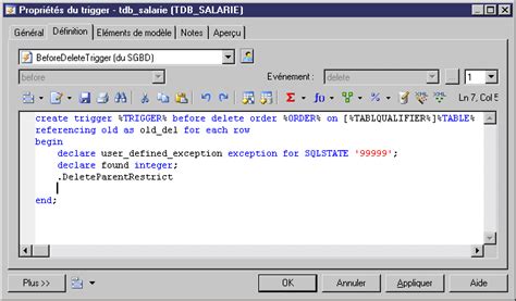 Création de requêtes SQL/XML à l'aide de l'Assistant