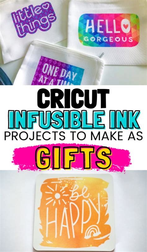 7 Cricut Infusible Ink Projects To Give as Gifts - But First, Joy