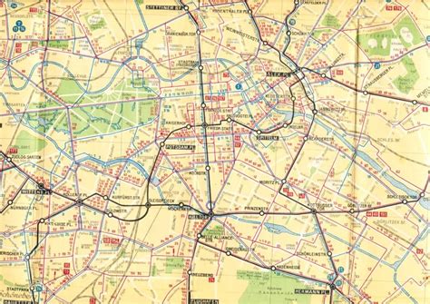 Transit Maps: Historical Map: Berlin BGV Map Detail, 1931