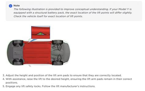 Tesla Model Y structural battery pack referenced in updated Owner’s Manual