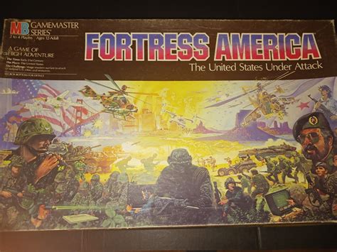 Fortress America Board Game Milton Bradley 1986 100% Complete Vintage ...