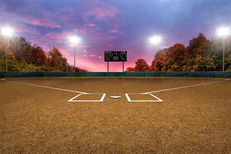 Digital Sports Background - Softball Park II - Horizontal