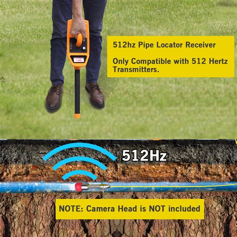 512hz Pipe Locator Receiver Underground Sewer Drain Pipe Camera 512hz Pipe Inspection Camera ...