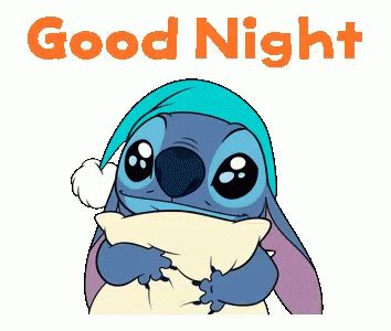 Beautiful & Funny Good Night Gifs | Lilo and stitch drawings, Good night gif, Stitch cartoon