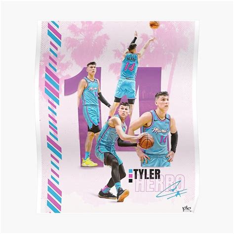 "Tyler Herro Art" Poster for Sale by coolexe | Redbubble